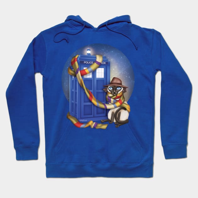 Dr WhoCat Hoodie by GeekyPet